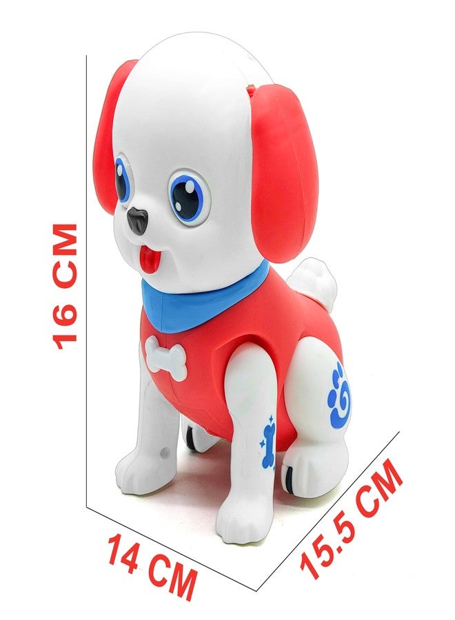 في جراسب لعبة كلب VGRASSP الموسيقية المتحركة للأطفال الصغار - كلب مرح مضيء بتقنية LED مع موسيقى وحركة وصوت للأطفال - هدية مثالية لأعياد الميلاد - اللون حسب المتوفر - Image 3